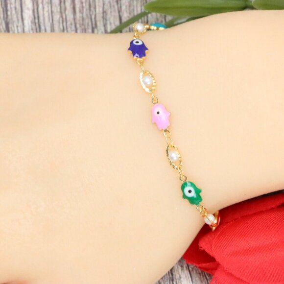 "Trendy Handmade Bracelet – A Stylish Gift for Women & Girls, MAR091491 - Picture 7 of 10